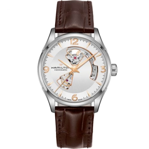 Hamilton Jazzmaster Open Heart 42 Stainless Steel / Silver