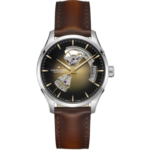Hamilton Jazzmaster Open Heart 40 Stainless Steel / Champagne Gradient