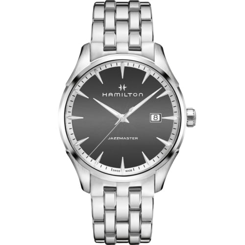 Hamilton Jazzmaster Quartz Stainless Steel / Grey / Bracelet
