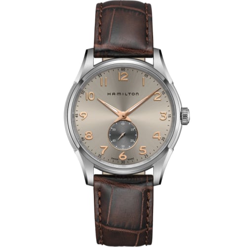 Hamilton Jazzmaster Thinline Small Second Quartz Stainless Steel / Grey