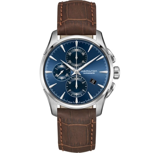 Hamilton Jazzmaster Auto Chrono 42 Stainless Steel / Blue
