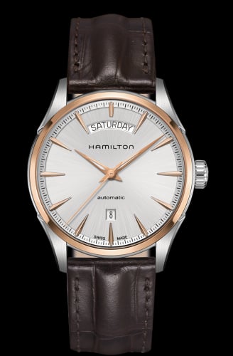 Hamilton Jazzmaster 42 Day Date Stainless Steel - Rose Gold / Silver