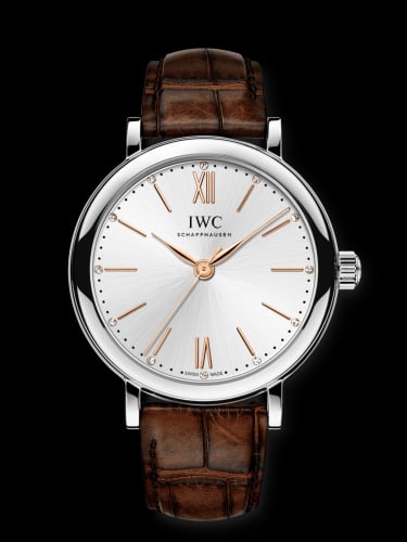IWC Schaffhausen Portofino 34 Stainless Steel / Silver / Santoni