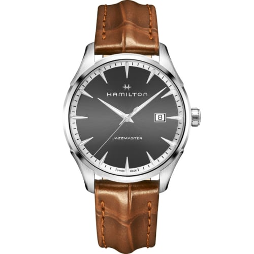 Hamilton Jazzmaster Quartz 40 Stainless Steel / Grey