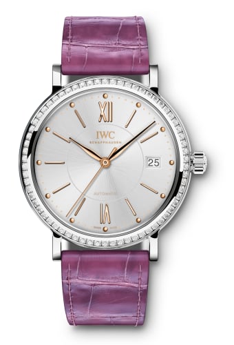 IWC Schaffhausen Portofino Automatic 37 Stainless Steel / Diamond / Silver