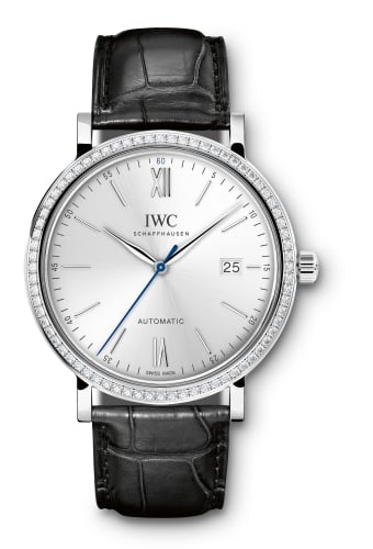 IWC Schaffhausen Portofino Automatic White Gold / Silver / Diamond