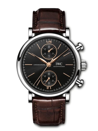 IWC Schaffhausen Portofino Chronograph 39 Stainless Steel / Black