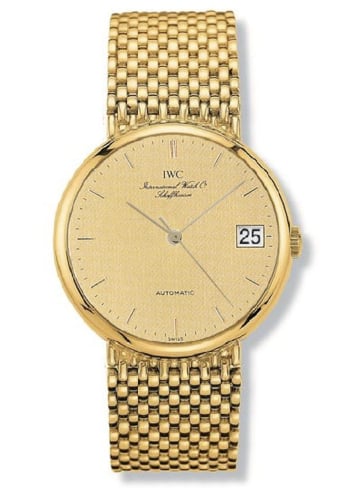 IWC Schaffhausen Portofino Automatic Yellow Gold / Champagne / Bracelet