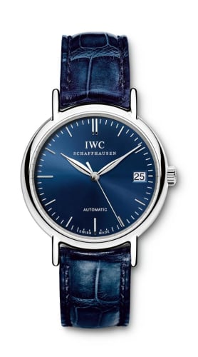 IWC Schaffhausen Portofino Midsize Stainless Steel / Blue