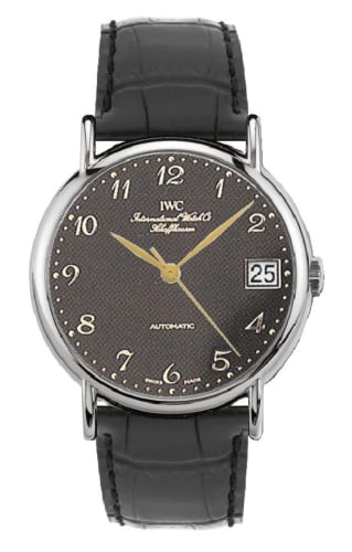 IWC Schaffhausen Portofino Automatic Stainless Steel / Black - Breguet / Strap