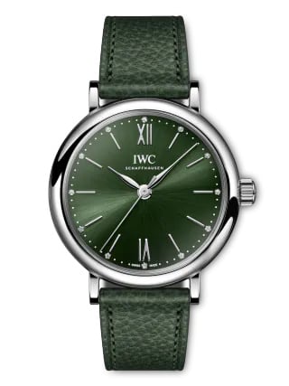 IWC Schaffhausen Portofino 34 Stainless Steel / Green
