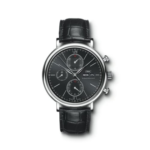 IWC Schaffhausen Portofino Chronograph Stainless Steel / Black