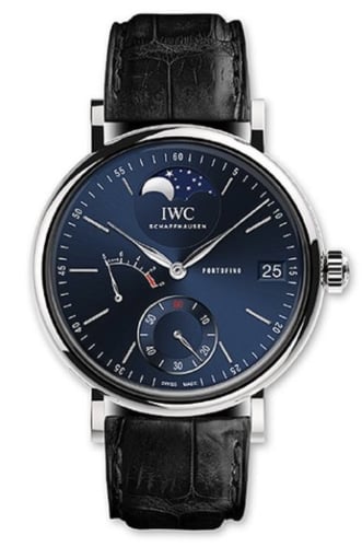 IWC Schaffhausen Portofino Hand-Wound Eight Days Moonphase Platinum / Laureus Charity Night Milano 2018
