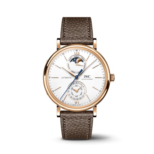 IWC Schaffhausen Portofino Complete Calendar 41 Rose Gold / Silver