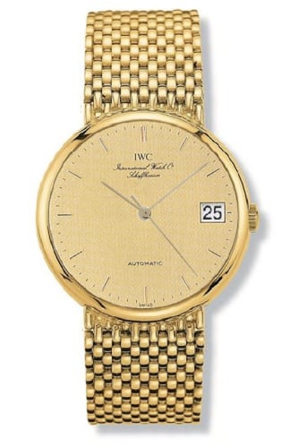 IWC Schaffhausen Portofino Automatic Yellow Gold / Champagne / Bracelet