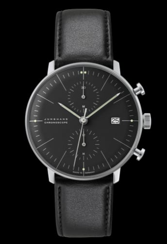 Junghans Max Bill Chronoscope Black Stick