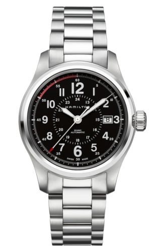 Hamilton Khaki Field Automatic Stainless Steel / Black / Bracelet