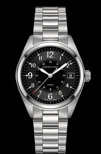 Hamilton Khaki Field Quartz Steel / Black / Bracelet