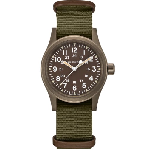 Hamilton Khaki Field Mechanical 38 PVD / Brown