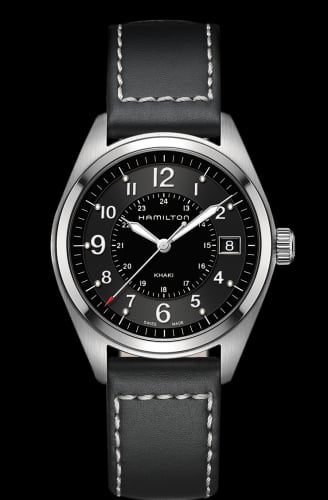 Hamilton Khaki Field Quartz 40 Stainless Steel / Black