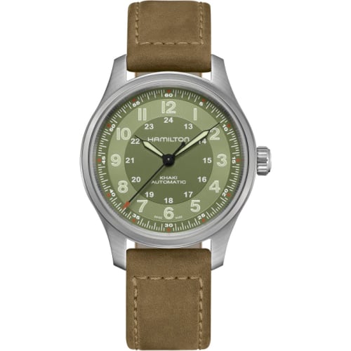 Hamilton Khaki Field Titanium Auto 42 / Green