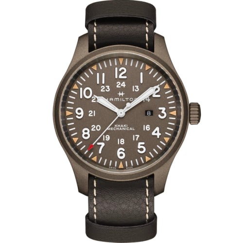 Hamilton Khaki Field Mechanical 50 PVD / Brown