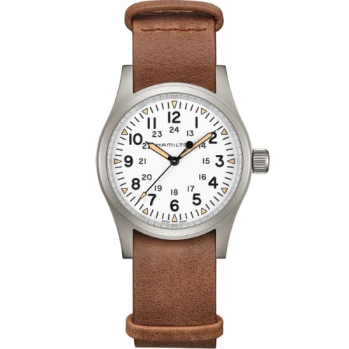 Hamilton Khaki Field Mechanical 38 White