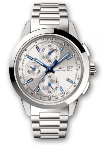 IWC Schaffhausen Ingenieur Chronograph Custom Stainless Steel / Silver-Blue / Bracelet