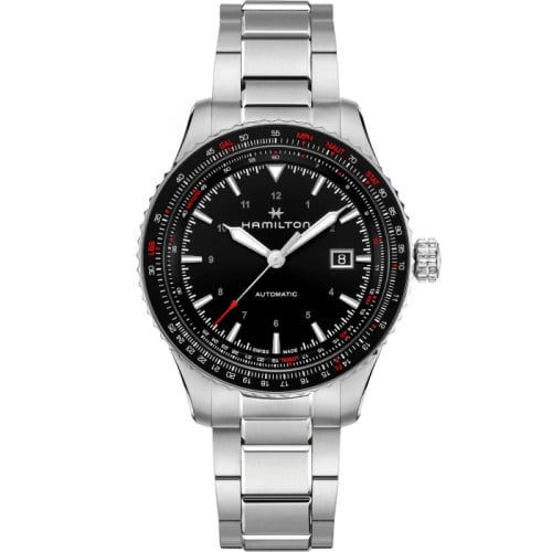 Hamilton Khaki Aviation Converter Auto Stainless Steel / Black / Bracelet