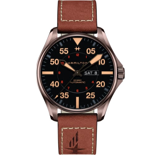 Hamilton Khaki Pilot Day-Date Auto 46 PVD / Black