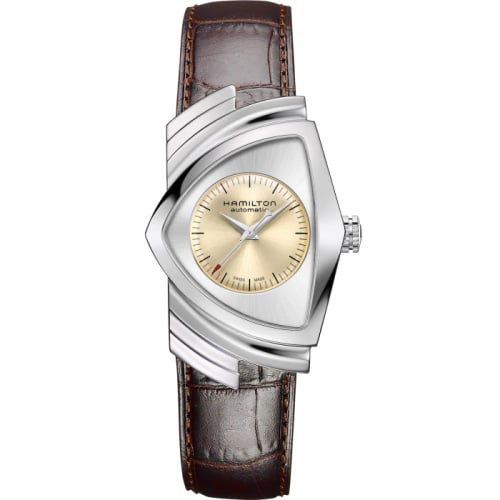 Hamilton Ventura Auto Stainless Steel / Beige