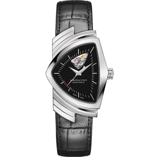Hamilton Ventura Open Heart Auto Stainless Steel / Black