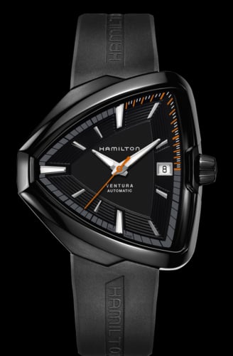Hamilton Ventura Elvis80 Auto PVD / Black / Rubber