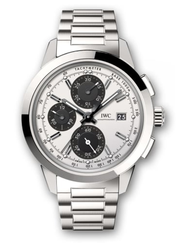 IWC Schaffhausen Ingenieur Chronograph Custom Stainless Steel / Silver-Black-Black / Bracelet