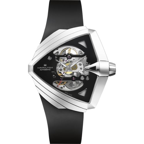 Hamilton Ventura XXL Auto Stainless Steel / BLack