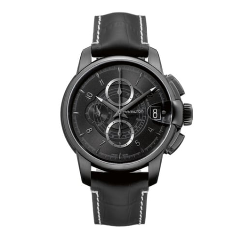 Hamilton Railroad 46 Chrono PVD / Black