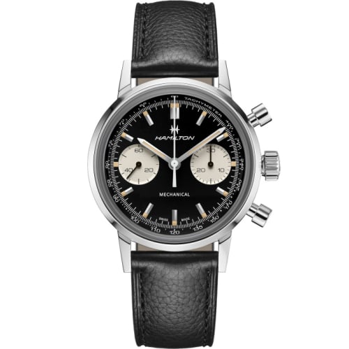 Hamilton Intra-Matic Chronograph H Stainless Steel / Black
