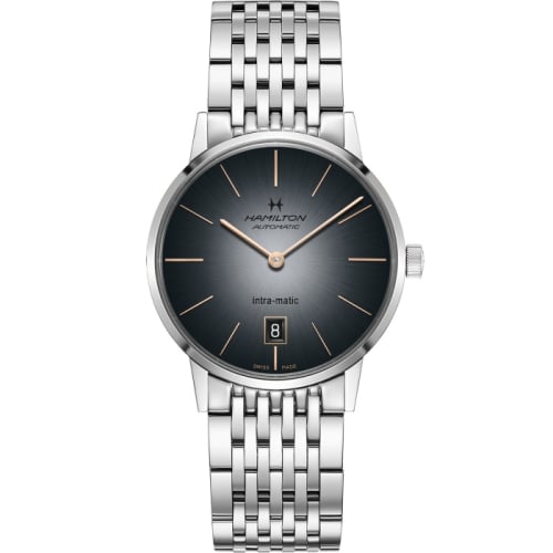 Hamilton Intra-Matic 38 Stainless Steel / Grey / Bracelet