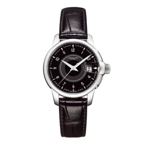 Hamilton Railroad 38 Auto Stainless Steel / Black