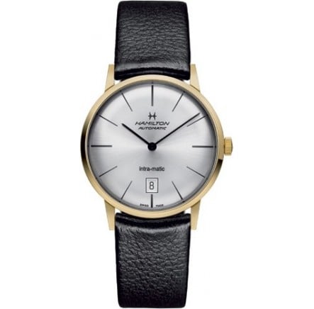Hamilton Intra-Matic 38 Yellow Gold / Silver