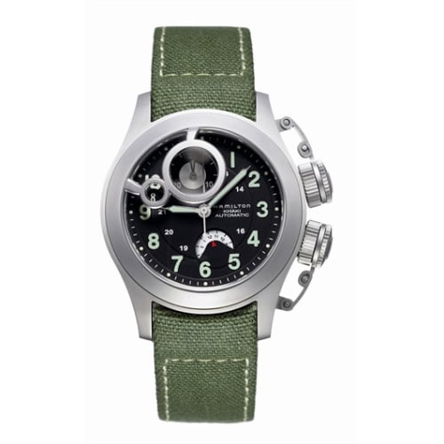 Hamilton Frogman Auto Chrono 43 Titanium / Black
