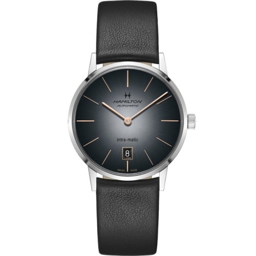 Hamilton Intra-Matic 38 Stainless Steel / Grey