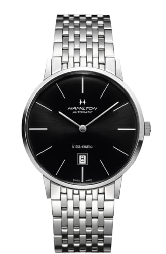 Hamilton Intra-Matic 42 Stainless Steel / Black / Bracelet