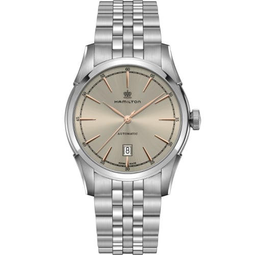 Hamilton Spirit Of Liberty Auto 42 Stainless Steel / Beige / Bracelet