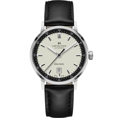 Hamilton Intra-Matic 40 Stainless Steel / Silver