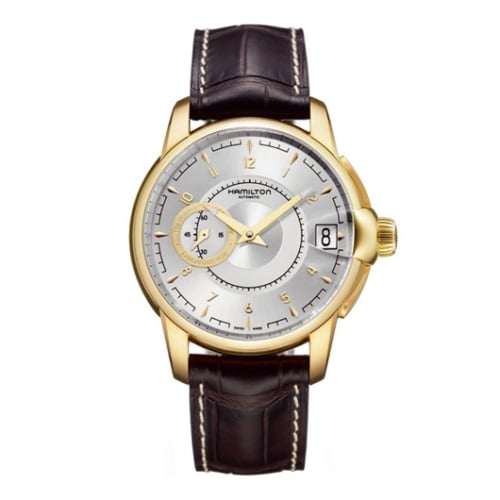 Hamilton Railroad 44 Small Seconds Yellow Gold / Silver