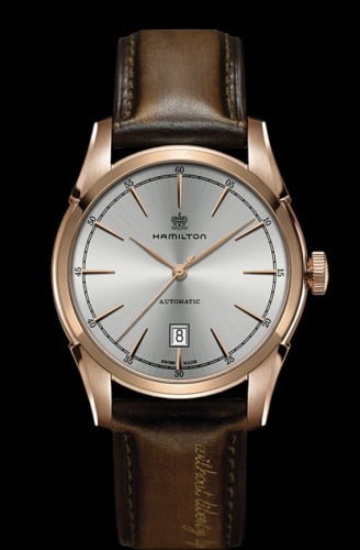 Hamilton Spirit Of Liberty Auto Rose Gold / Silver