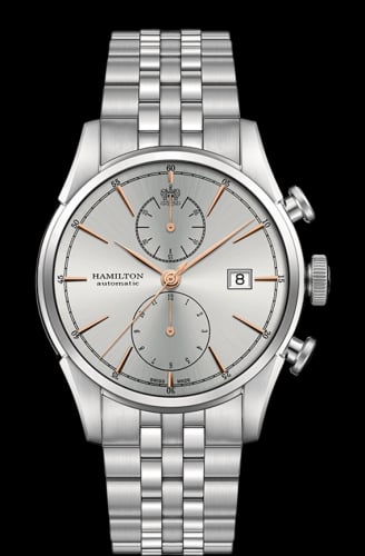 Hamilton Spirity of Liberty Chronograph Automatic Gold Bracelet