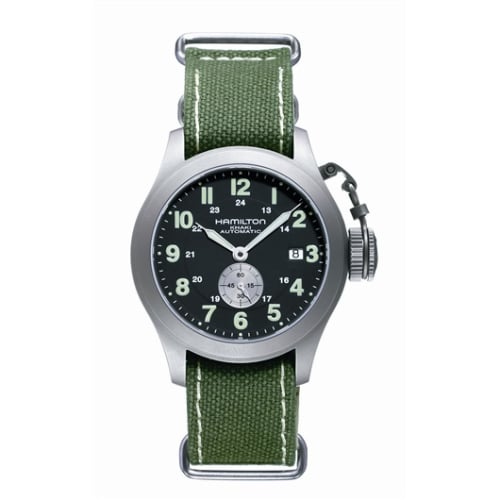 Hamilton Frogman Auto Small Seconds 40 Titanium / Black