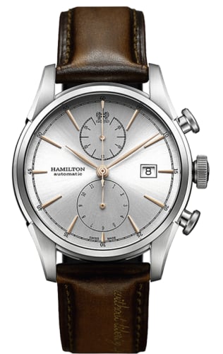 Hamilton Spirity of Liberty Auto Chrono Stainless Steel / Silver